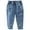 A, variant on Gubotare Girl Pants Girl's High Waisted Flare Leg Jeans Split Raw Hem Denim Pants with Pockets (A,4-5 Years)