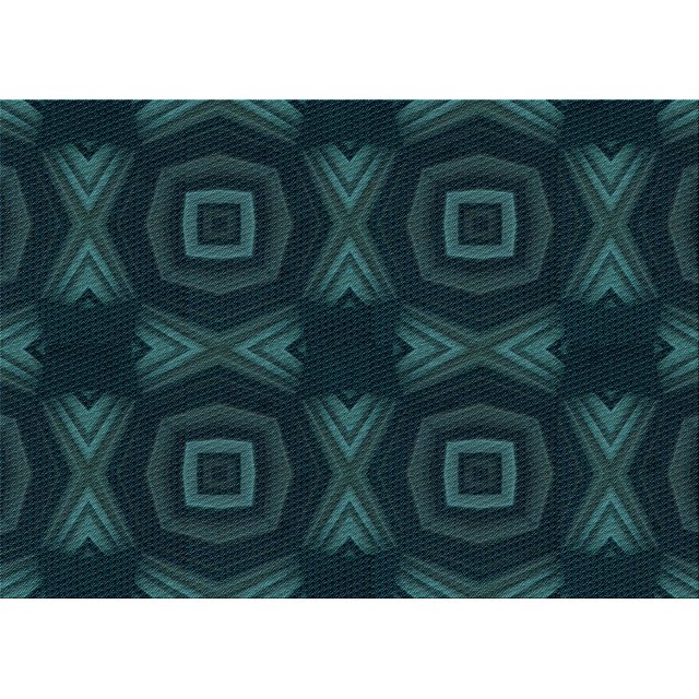 Ahgly Company Tapis d'Intérieur Lavables en Machine Rectangle Transitionnel Vert Turquoise, 2' x 4'