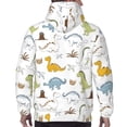 thumbnail image 7 of Sikiie Dinosaur Men's Hoodie, Essentials Hoodie, Sweatshirt, Pullover Hooded Sweatshirt for Men-Medium, 7 of 7