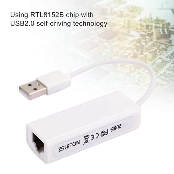 USB To Ethernet Adapter, USB2.0 Ethernet Adapter Self Driving Technology for Computer