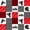 Black White, variant on Castle Fairy Bold Red Motocross Twin Comforter Sets 3-Piece for Teens, Arrow Chevron Bike Bedding Set for Bedroom, Red Black,Black Reversible