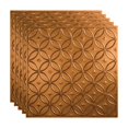 thumbnail image 1 of FASÄDE Rings Decorative Vinyl 2ft x 2ft Lay in Ceiling Panel in Antique Bronze (5 Pack), 1 of 5