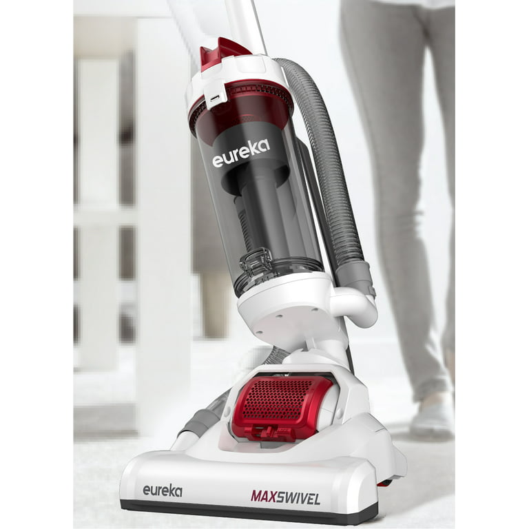 EUREKA MaxSwivel Pro NEU350 - Potente limpiador doméstico para el hogar sin  bolsa, aspiradora vertical ligera, con herramienta para mascotas, color