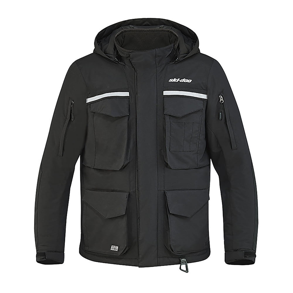 Ski-Doo - Mens Expedition Jacket Double Insulation Removable Hood Snocross - Walmart.com 