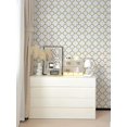 thumbnail image 2 of Safiyya Papel Pintado Dorado De 118 X 17,7 Pulgadas, Papel De Contacto Con Patrón Blanco Y Dorado, Papel De Contacto Autoadhesivo Decorativo Extraíble Para Gabinetes, Papel Pintado De Baño Moderno Par, 2 of 5