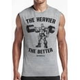 thumbnail image 2 of Gymish The Heavier The Better Workout Muscle Tank Top for Men – Funny Gym T-Shirt, Men's Lifting Tee, Gym Shirts, Athletic Workout Clothes, 2 of 5