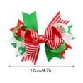 thumbnail image 2 of Barrettes Épingle à Cheveux Nœud de Noël Accessoires de Cheveux Épingle à Cheveux Colorée Boutique de Noël Flocon de Neige Arbre de Noël Épingle à Cheveux Fille Épingle à Cheveux (Classique), Barrettes pour Femmes, 2 of 4