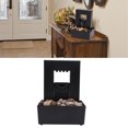 thumbnail image 1 of Waterfall Fountain, Circulating Water USB Power Cable Tabletop Fountain  for Family Room, 1 of 7