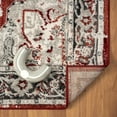 thumbnail image 6 of Luxe Weavers Distressed Moroccan Floral Red 6x9 Area Rug, Vintage Carpet, 6 of 10