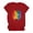 Red, variant on Babysbule Womens Tops Women's Casual Colourful Print Pullover Short Sleeve T-Shirt Tops Shirt