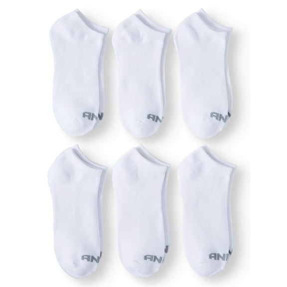 AND1 Men’s Full Cushion Low Cut Socks, 6 Pack