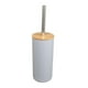 thumbnail image 5 of Cepillo limpiador de inodoro Accesorios de baño Aparatos de baño Compacto Duradero Goteo Gris, 5 of 9
