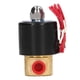 thumbnail image 1 of Válvula solenoide eléctrica de latón, válvula solenoide eléctrica de latón, válvula de agua normalmente cerrada, conexión de plomería, funcionamiento suave, 1 of 12