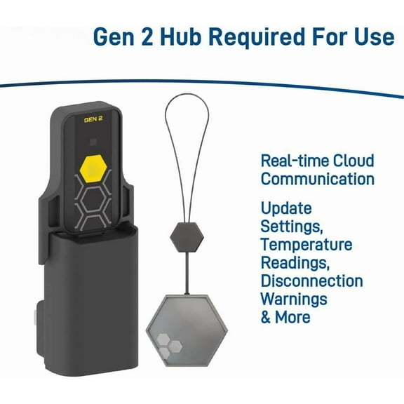 71005 B-hyve Smart Flood Sensor - WiFi Water Leak Detector (5-Pack)