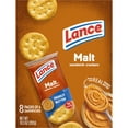 Lance Sandwich Crackers, Malt with Peanut Butter, 8 Individually
