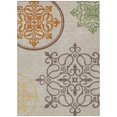 thumbnail image 2 of Addison Rugs Chantille Indoor/Outdoor Transitional Scrolls Taupe Washable Rectangle Rug, 8' x 10', 2 of 6