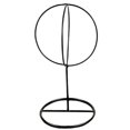thumbnail image 1 of Ball Hat Stand Hat Rack Wig Holder Storage Display baseball hats Stand Metal Black, 1 of 7