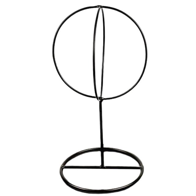 Ball Hat Stand Hat Rack Wig Holder Storage Display baseball hats Stand Metal Black