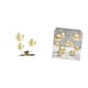 thumbnail image 1 of Estatua de figura,Estatuas de hojas y flores de metal,esculturas decorativas,Caja cuadrada de acrílico,Adorno de bola cuadrada con cubierta acrílica para decoración del hogar,Caja expositora, 1 of 8