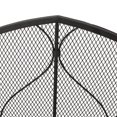 thumbnail image 4 of Melik Modern Iron Fireplace Screen, Matte Black, 4 of 7