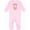 AD-Pink, variant on Donut Worry Be Happy Pink Sprinkle Donut Baby Romper Coveralls