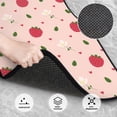thumbnail image 3 of Honeii Strawberry Print Car Foot Mat Four-Piece Set - Front & Rear Universal Car Floor Mats for SUVs, Trucks, Sedans, 3 of 7