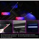 thumbnail image 4 of 4 Piezas de Luces LED de Ambiente para Coche con APP Control de Voz por Bluetooth Tira de Luces RGB Control Remoto Música de Ritmo Interior Led A, 4 of 5