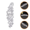 thumbnail image 2 of Miangastore Hair Comb Silver Zinc Alloy Rhinestones Crystal Glass 1Pack 8.3x2.2In, 2 of 8