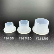 Element Tattoo Supply - Tattoo Ink Caps - Steady Flow - No Spill Medium Pack of 500 - Tattooing in Cups - Ink - Pigment - Plastic - Round