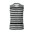 thumbnail image 6 of Picia Black And White Stripes mens Cotton Tank Undershirts , Moisture-wicking Ribbed Tanks, Lightweight Cotton Tank Undershirts-3X-Large, 6 of 8