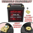 thumbnail image 5 of Banshee Ytx30l-bs Lithium Lifepo4 Battery Compatible with 2007 Harley Davidson FLHR Road King, 5 of 5