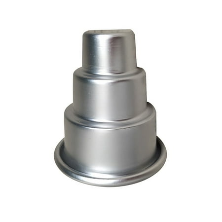

YaSaLy Mini 3 Layer Cake Mold Aluminum Alloy Cake Mold Non-stick Pan