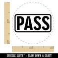 thumbnail image 2 of Test Result Pass Self-Inking Rubber Stamp Ink Stamper - Pink Ink - Mini 1/2 Inch, 2 of 7
