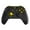 Chrome Gold Buttons, variant on eXtremeRate Comfortable Non-Slip 3D Splashing Side Rails Handles Back Panels for Microsoft Xbox One X & One S Controller - Textured White