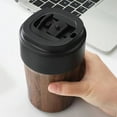 thumbnail image 6 of 350mlWood Grain Coffee Mug,Vacuum Insulated Tumbler,Ceramic Coated Interior,Keeps Beverages Hot or Cold,Ideal for Travel, 6 of 9