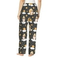 thumbnail image 3 of Goofa Cute Bee Gnome Printed Soft Pajama Pants for Women, Wide Leg Comfy Casual Lounge Yoga Pants-XX-Large, 3 of 9