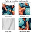 thumbnail image 4 of luoweisi Men's Beach Shorts Quick Dry Swim Trunks with Mesh Lining Starfish S, 4 of 5