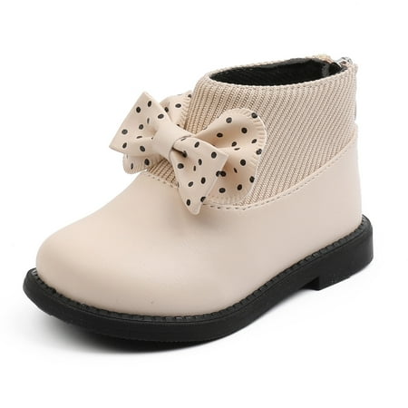 

Hunpta Kids Boots Baby Girls s Boots Toddler Infant Kids Bowknot Warm Short Ankle Boot Shoes