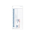 thumbnail image 1 of TOPS - Weekly time card - week to page - 100 sheets -, 1 of 2