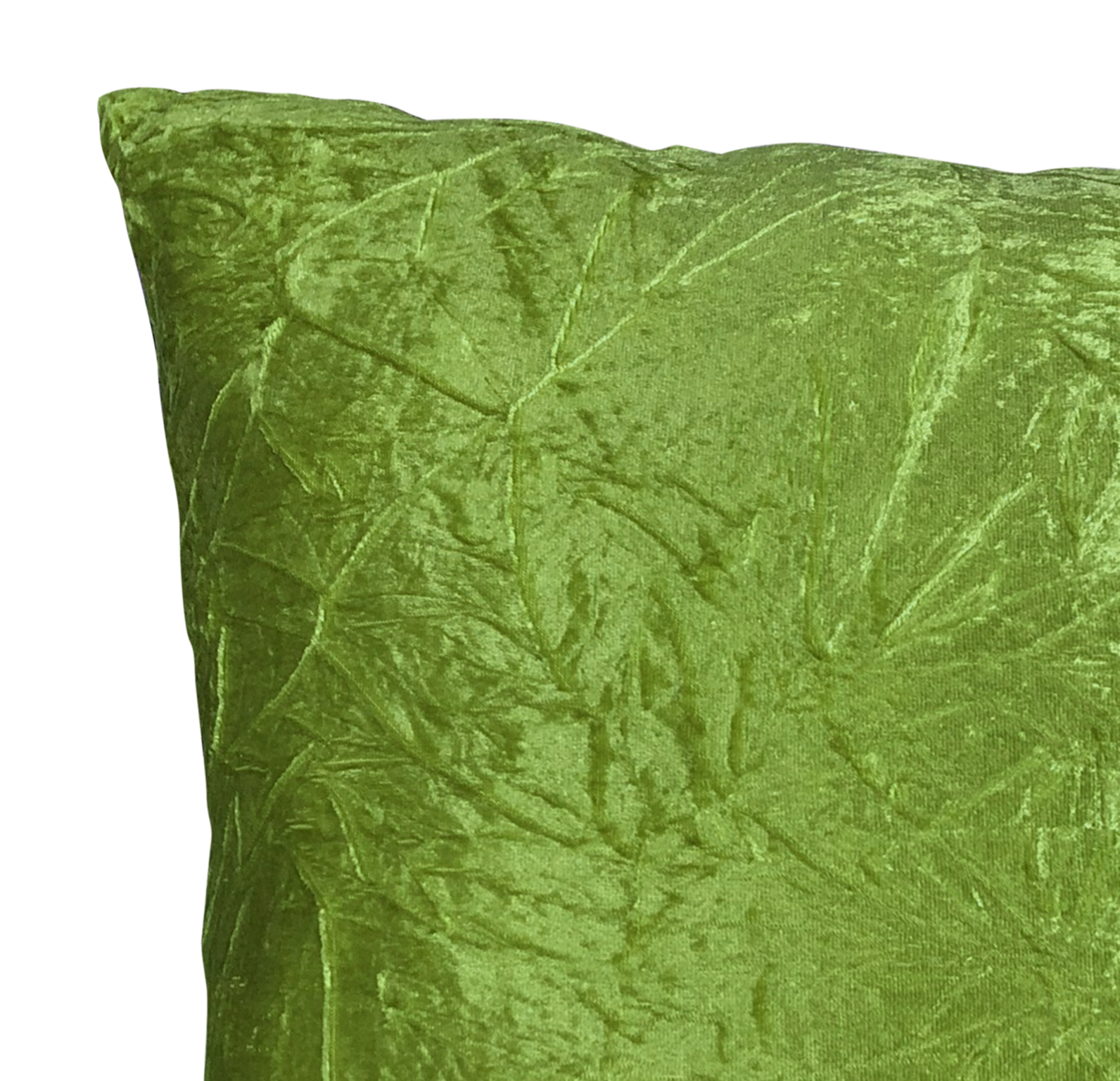 Nile Crushed Velvet Decorative Pillow 18"x18" Green