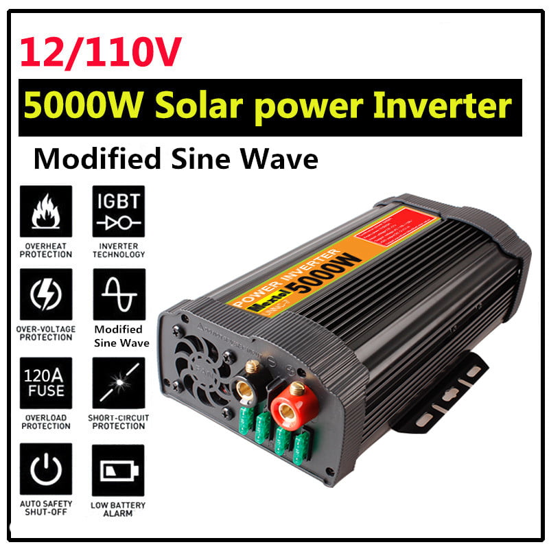 1500/2000W Solar Power Inverter 12V DC to 110V AC Modified Sine Wave Converter