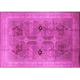 thumbnail image 1 of Ahgly Company Indoor Rectangle Oriental Pink Traditional Area Rugs, 2' x 3', 1 of 4