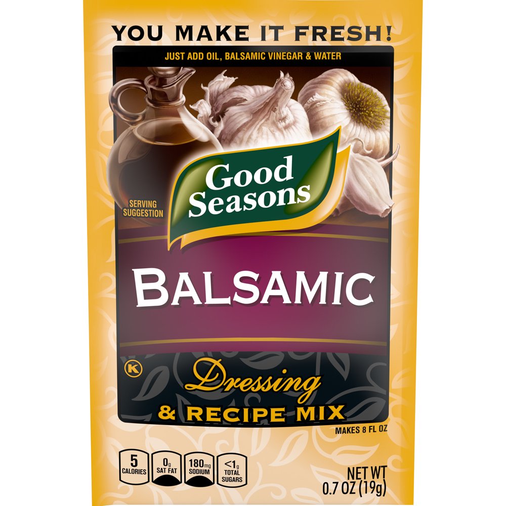 Good Seasons Balsamic Dressing & Recipe Mix, 0.7 oz Packet Walmart