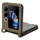 thumbnail image 5 of For ZTE nubia Flip2 5G Leather Wallet Case with Strap Diamond Texture Phone Cover - Black, 5 of 5