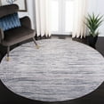 thumbnail image 2 of SAFAVIEH Orchard Edythe Distressed Polyester Area Rug, Grey/Blue, 8' x 8' Round, 2 of 11