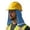 1-Navy5724, variant on XIAOCHA Men's Sun Protective Hard Hat Neck Flapï¼Reflective Outdoor Work Headwear,Navy