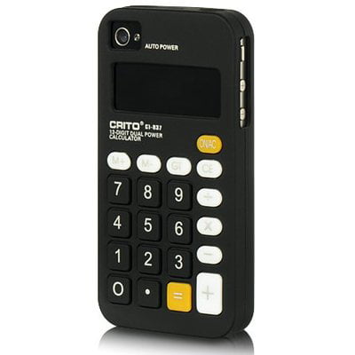 Pocket Calculator Silicone Case for iPhone 4 / 4S - (Best Iphone Tip Calculator)