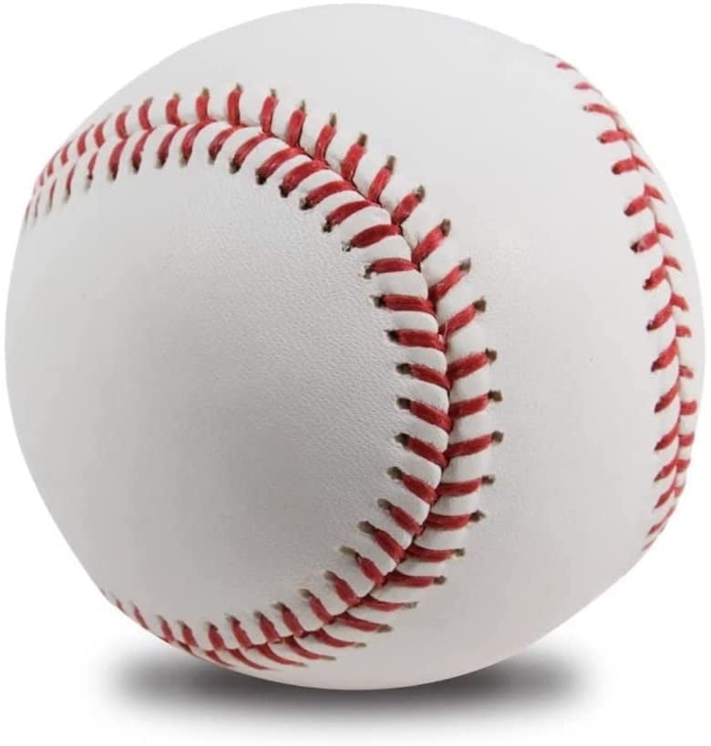 Single Ball Adult/Youth Blank Baseball for League Play, Practice, Competitions, Gifts, Keepsakes, Arts and Crafts, Trophies, and Autographs