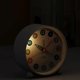 thumbnail image 3 of Silent Bedside Digital Alarm Clock, 4 Inch Round, Non Ticking, Battery Operated with Light Function, 3 of 5