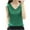 Green-01, variant on HADST Women's Cropped V-Neck Tank Top Loose Fit Sleeveless Shirt (S-5XL) Summer Casual Flowy Camisole